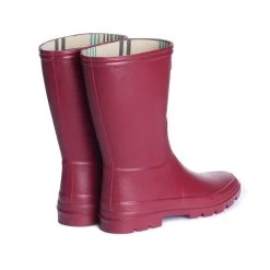 Le Chameau Women’s Iris Bottillon Jersey Lined Wellington Boots – Rouge -Fashion Lady rouge 4