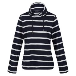 Regatta Women's Helvine Roll Neck Jumper - Navy & White Stripe -Fashion Lady rwa575 5xi 2