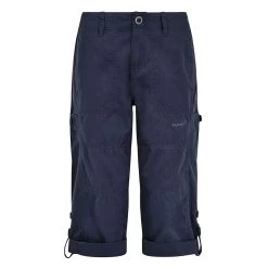 Weird Fish Women's Salena Organic ¾ Trousers - Navy