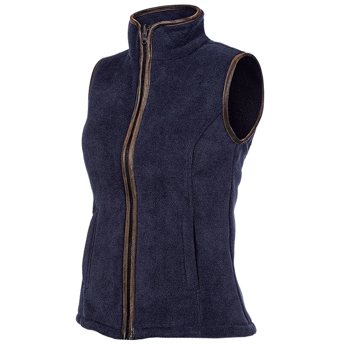 Baleno Women's Sally Fleeced Gilet - Navy 1 Baleno Women's Sally Fleeced Gilet - Navy