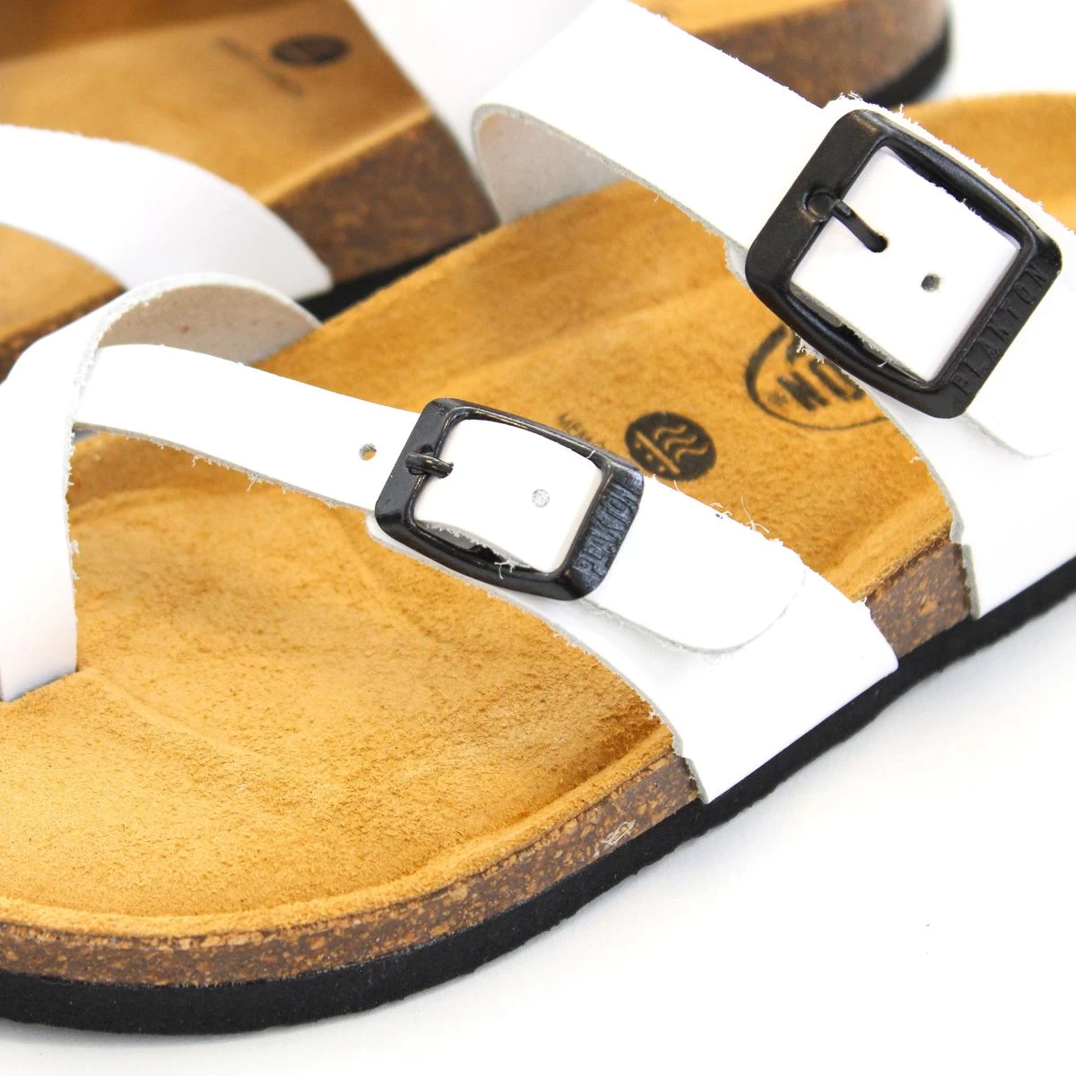 Plakton Women's Savannah Napa Rust Sandals - Blanco 3 Plakton Women's Savannah Napa Rust Sandals - Blanco - Image 3