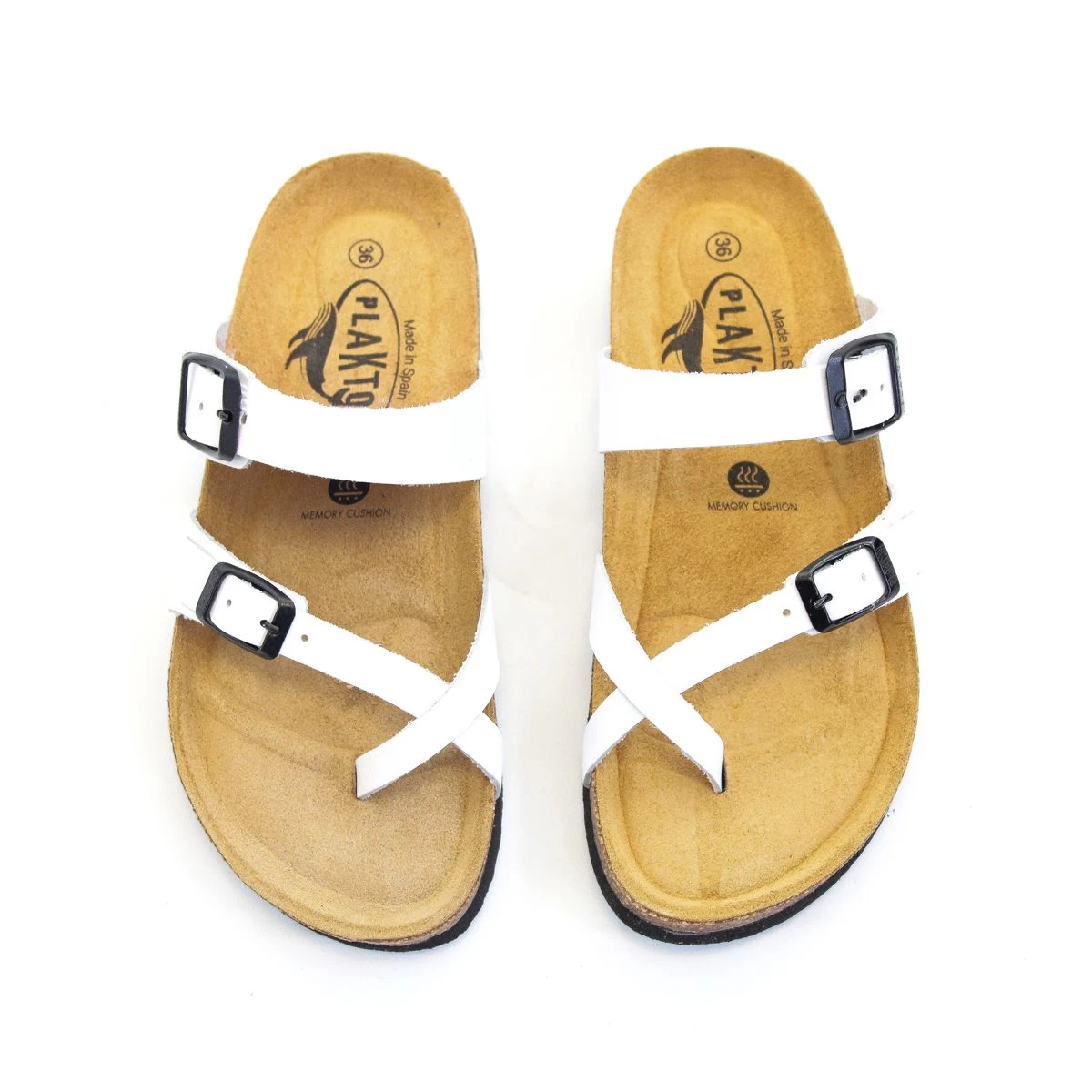 Plakton Women's Savannah Napa Rust Sandals - Blanco 2 Plakton Women's Savannah Napa Rust Sandals - Blanco - Image 2