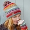 Pachamama Women's Seville Bobble Beanie - Multicolour