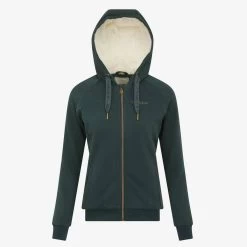 Lemieux Women's Sherpa Lined Hoodie - Spruce -Fashion Lady sherpa lined hoodie spruce 1