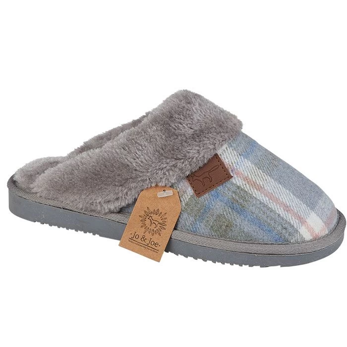 Jo & Joe Women's Shetland Mule Slipper - Slate 1 Jo & Joe Women's Shetland Mule Slipper - Slate