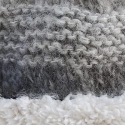 Pachamama Women's Sierra Nevada Bobble Beanie - Smoke -Fashion Lady sierra nevada bobble beanie smoke3