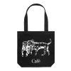 Skateboard Cafe Pooch Tote Bag