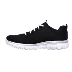 Skechers Women's Graceful Trainers - Black/White 8 Skechers Women's Graceful Trainers - Black/White -Fashion Lady skechers 2