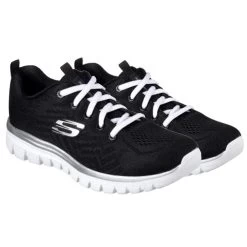 Skechers Women's Graceful Trainers - Black/White