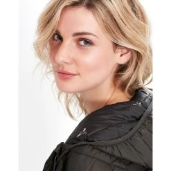 Joules Women’s Snug Packable Long Coat – Heritage Green -Fashion Lady snug green 9