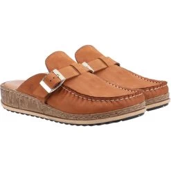 Hush Puppies Women's Sorcha Mule Sandals - Tan Nubuck -Fashion Lady sorcha mule tan nubuck 1 1