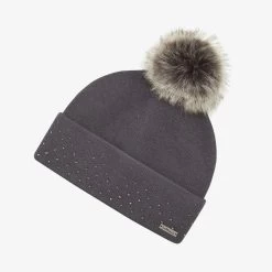 Lemieux Women's Sparkle Beanie Hat - Graphite