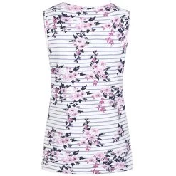 Lazy Jacks Women's Printed Vest Top - Hibiscus -Fashion Lady ss23 lj110p hibiscus 3