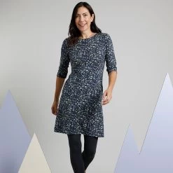 Weird Fish Women’s Starshine Jersey Dress - Ink