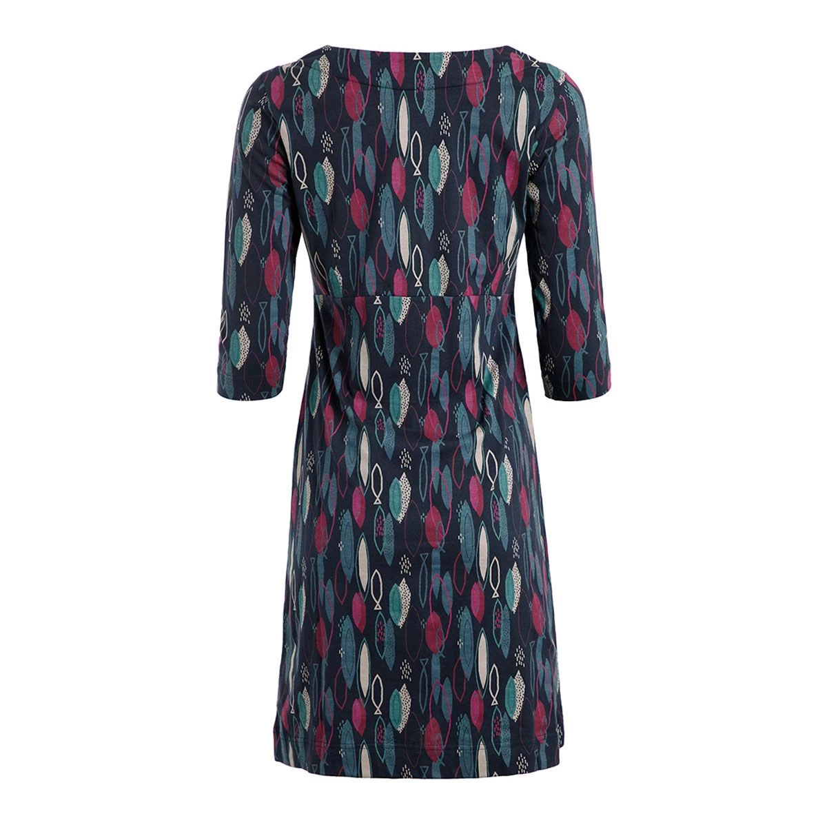 Weird Fish Women’s Starshine Jersey Dress - Midnight 2 Weird Fish Women’s Starshine Jersey Dress - Midnight - Image 2