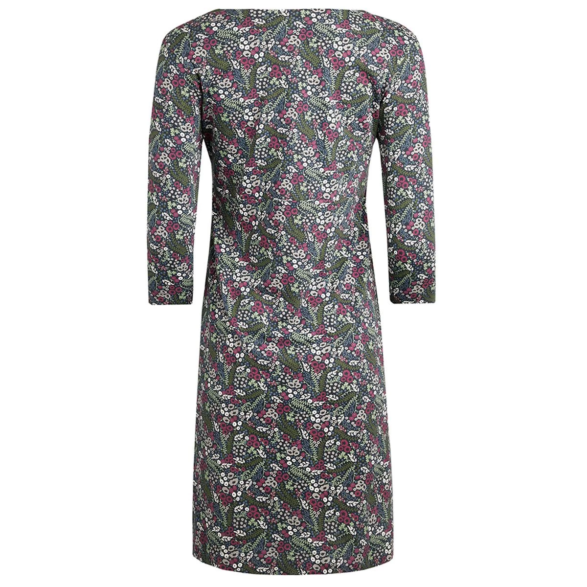 Weird Fish Women's Starshine Printed Jersey Dress - Navy 2 Weird Fish Women's Starshine Printed Jersey Dress - Navy - Image 2