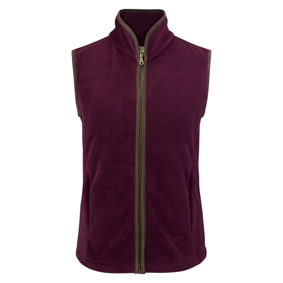 Hoggs Of Fife Women's Stenton Fleece Gilet - Merlot 3 Hoggs Of Fife Women's Stenton Fleece Gilet - Merlot - Image 3