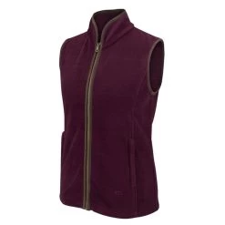 Hoggs Of Fife Women's Stenton Fleece Gilet - Merlot 9 Hoggs Of Fife Women's Stenton Fleece Gilet - Merlot -Fashion Lady stenton 4 1