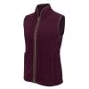 Hoggs Of Fife Women's Stenton Fleece Gilet - Merlot