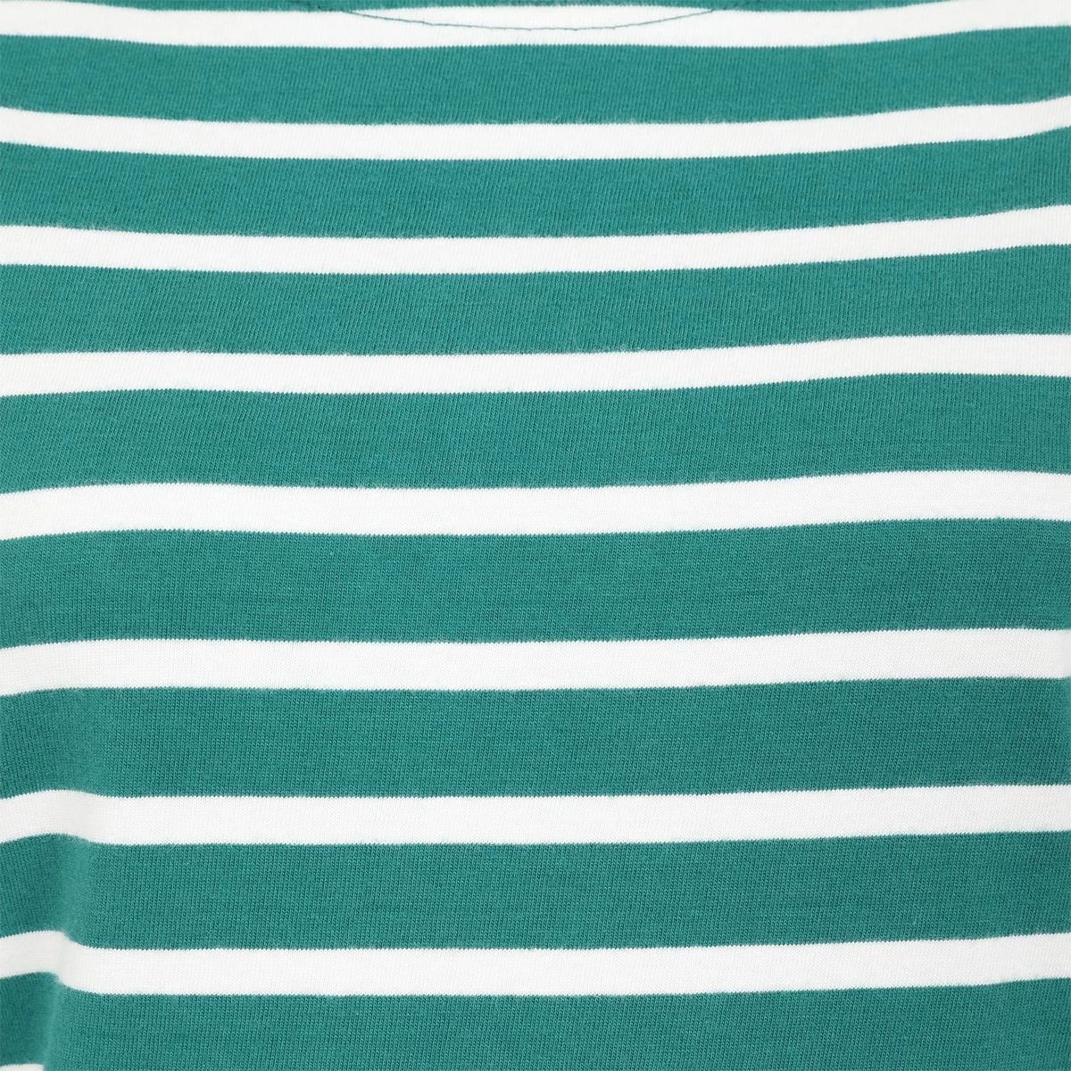 Lazy Jacks Women's Striped Breton Top - Emerald 2 Lazy Jacks Women's Striped Breton Top - Emerald - Image 2