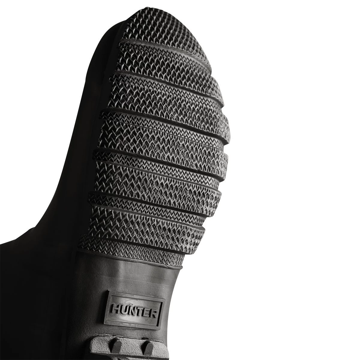 Hunter Women's Tri-Colour Logo Backstrap Tall Wellington Boots - Black 4 Hunter Women's Tri-Colour Logo Backstrap Tall Wellington Boots - Black - Image 4