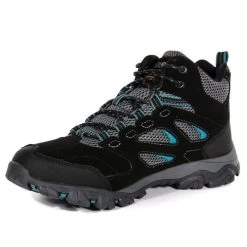 Regatta Women’s Holcombe IEP Mid Walking Boots - Black/Deep Lake -Fashion Lady tall1 5