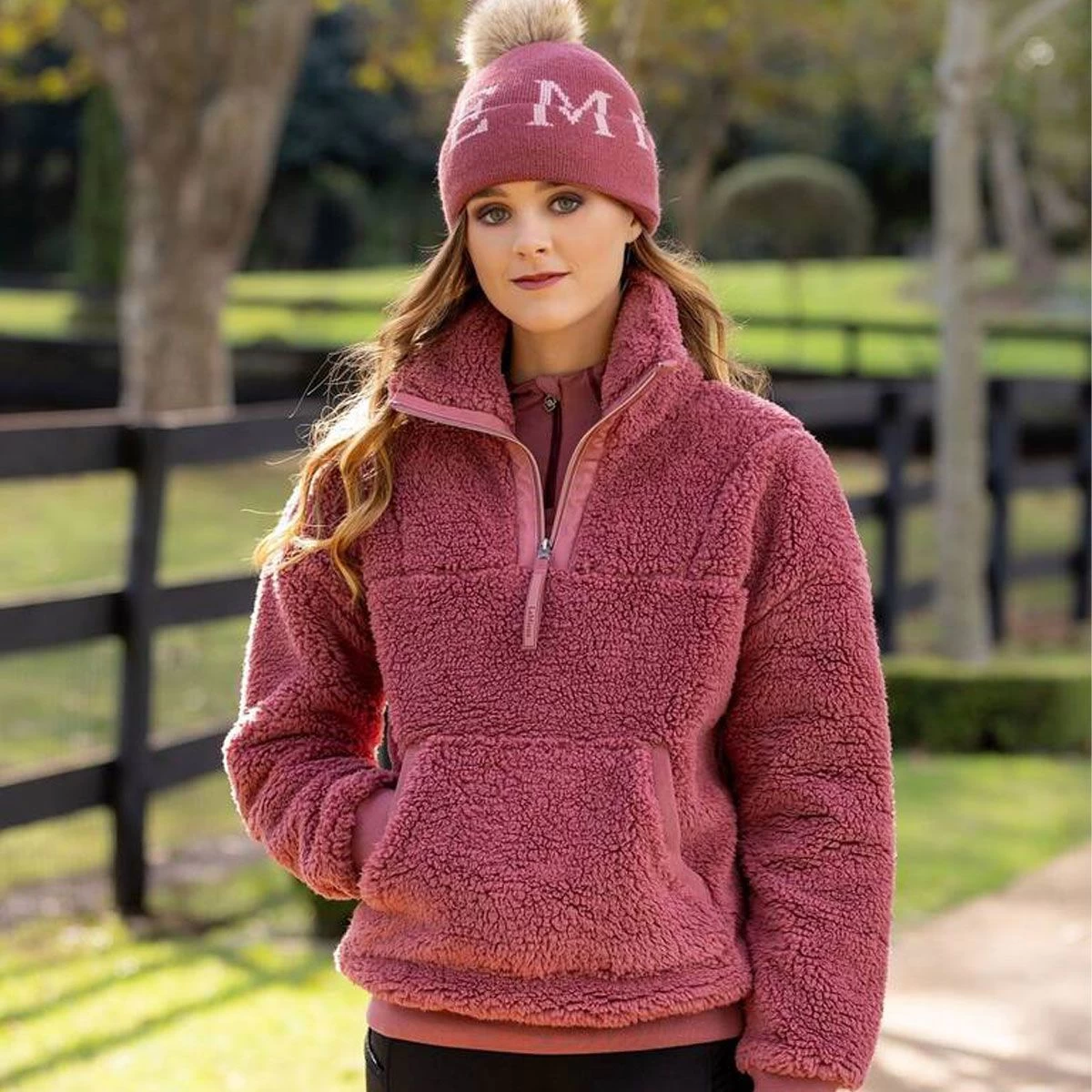 Lemieux Women's Tara Teddy Fleece - Orchid 2 Lemieux Women's Tara Teddy Fleece - Orchid - Image 2