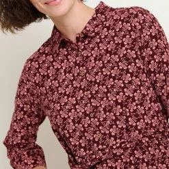 Brakeburn Women's Thistle Cord Maxi Dress - Burgundy -Fashion Lady thistle cord maxi dress burg 4