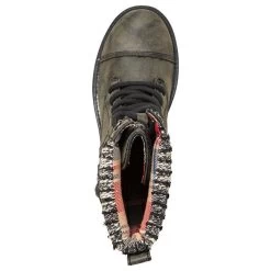 Rocket Dog Women’s Thunder Biker Boots – Black -Fashion Lady thunderblack5