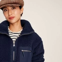 Joules Women's Tilly Half Zip Fleece - French Navy 9 Joules Women's Tilly Half Zip Fleece - French Navy -Fashion Lady tilly fleece french navy 3