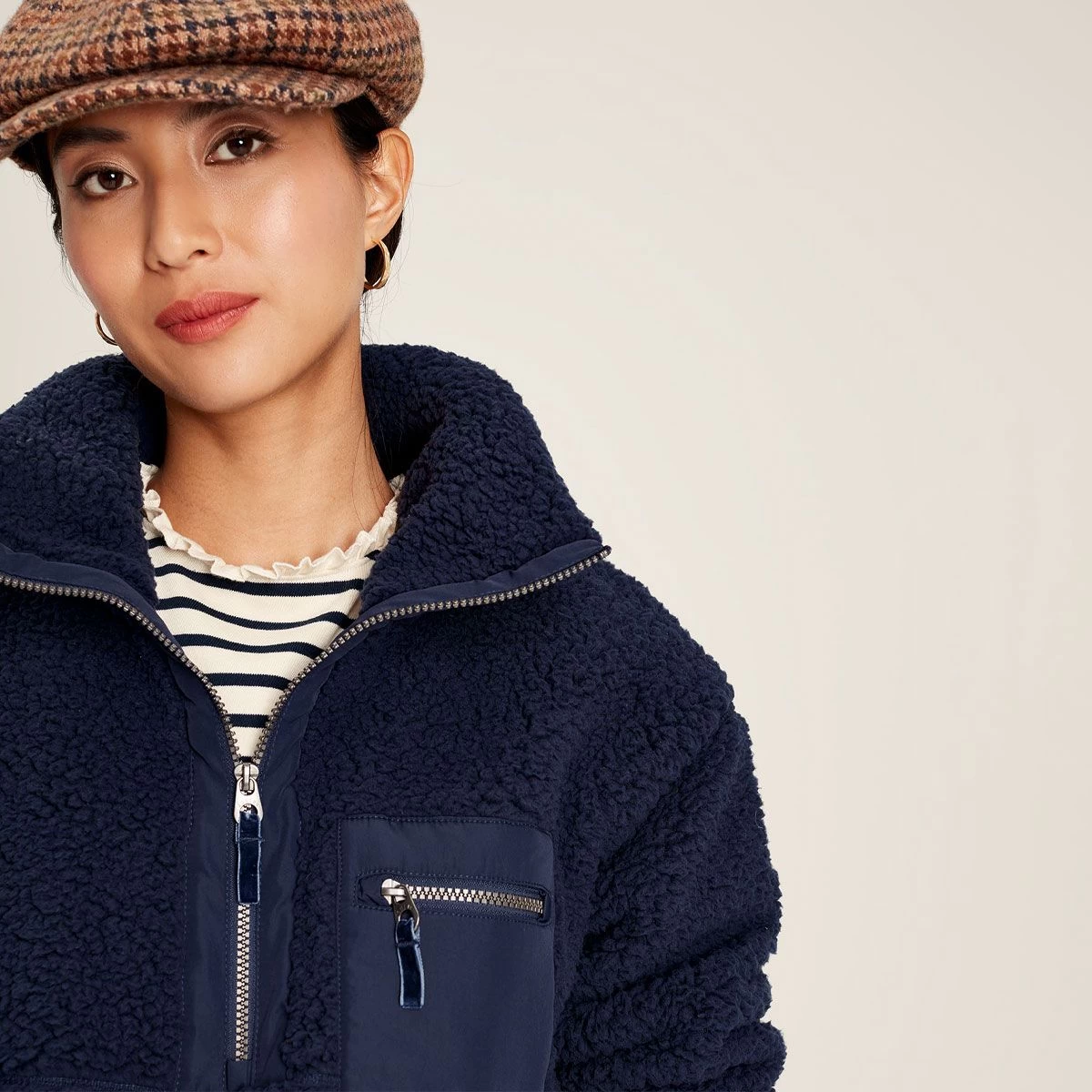 Joules Women's Tilly Half Zip Fleece - French Navy 4 Joules Women's Tilly Half Zip Fleece - French Navy - Image 4