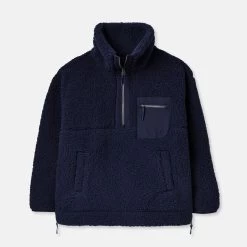 Joules Women's Tilly Half Zip Fleece - French Navy 10 Joules Women's Tilly Half Zip Fleece - French Navy -Fashion Lady tilly fleece french navy 4