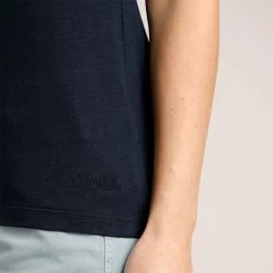 Weird Fish Women's Tisha Eco Jersey Vest - Dark Navy -Fashion Lady tisha eco jersey vest dark navy 4