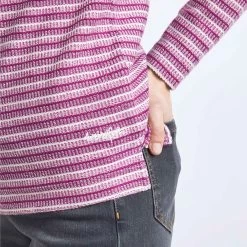 Weird Fish Women’s Ajuda Organic Cotton Sweatshirt – Boysenberry -Fashion Lady top 5 1