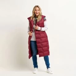 Brakeburn Women's Transition Two Quilted Gilet - Burgundy -Fashion Lady transition two gilet burgundy 4