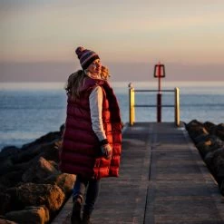 Brakeburn Women's Transition Two Quilted Gilet - Burgundy -Fashion Lady transition two gilet burgundy 5