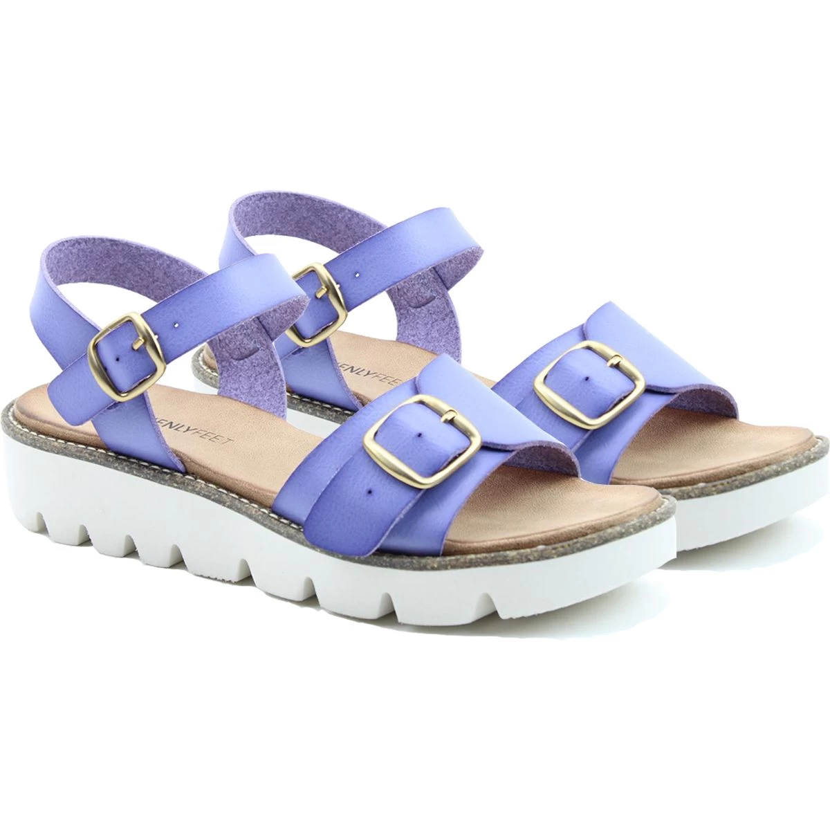 Heavenly Feet Women’s Trudy Sandals – Lilac 2 Heavenly Feet Women’s Trudy Sandals – Lilac - Image 2