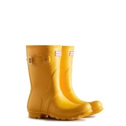 Hunter Women’s Original Short Wellington Boots - Yellow -Fashion Lady untitled 1 108 1