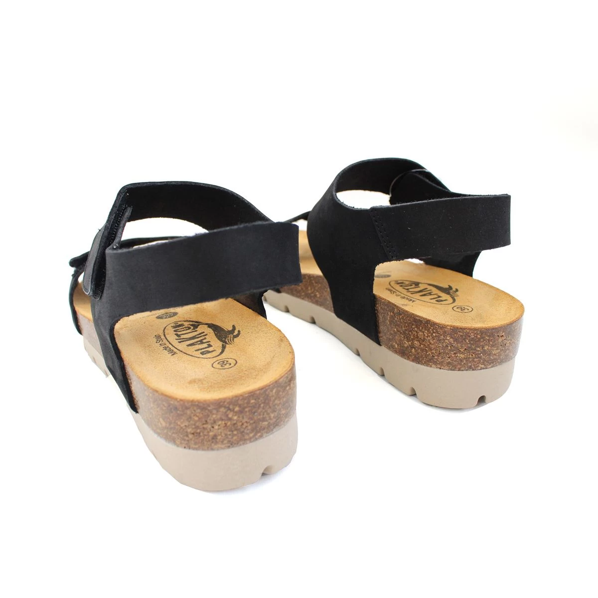 Plakton Women's Urbanova Sea Nobuck Sandals - Black 3 Plakton Women's Urbanova Sea Nobuck Sandals - Black - Image 3