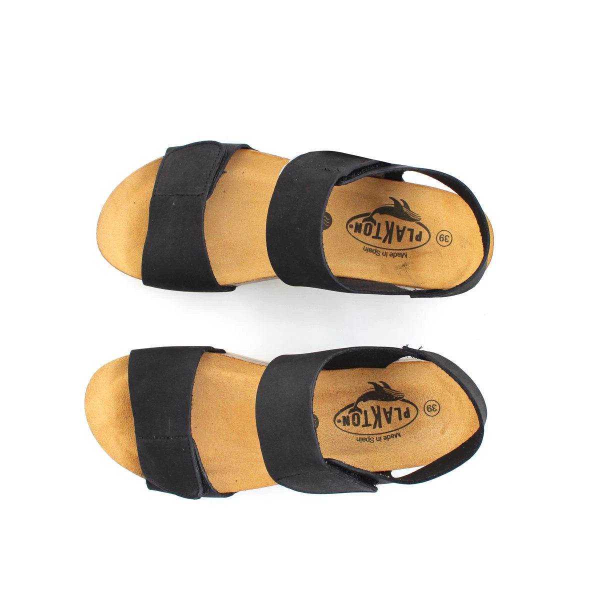 Plakton Women's Urbanova Sea Nobuck Sandals - Black 2 Plakton Women's Urbanova Sea Nobuck Sandals - Black - Image 2