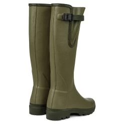 Le Chameau Women's Vierzon Jersey Lined Wellington Boot - Vert Vierzon -Fashion Lady vierzon jersey vert vierzon 4