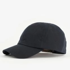 Barbour Wax Sports Cap – Navy -Fashion Lady wax caap 1