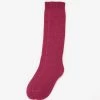 Barbour Women's Wellington Knee Socks - Raspberry