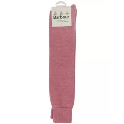 Barbour Knee Length Wellington Socks - Rose Pink 6 Barbour Knee Length Wellington Socks - Rose Pink -Fashion Lady welly knee soc rose.2