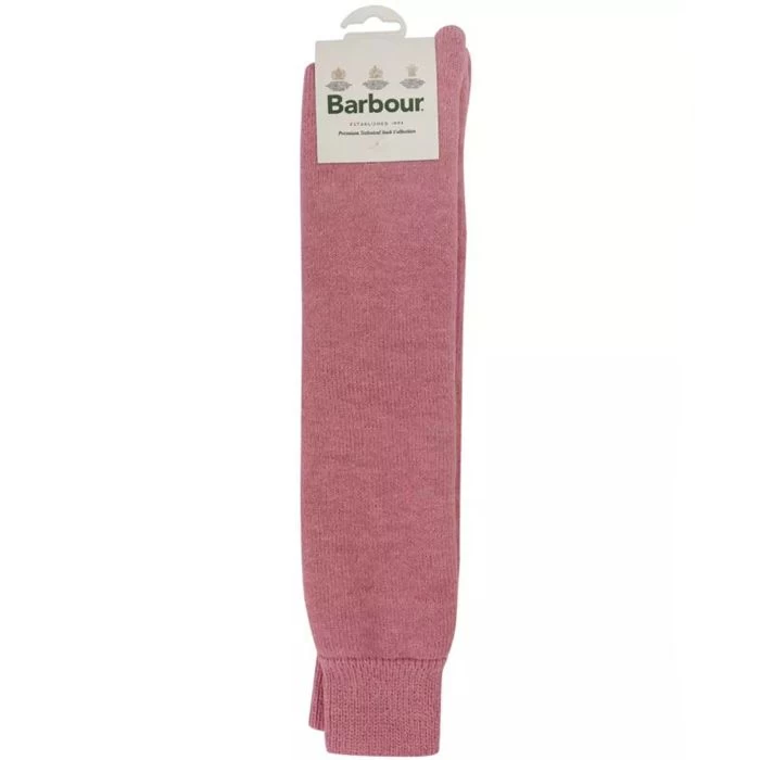 Barbour Knee Length Wellington Socks - Rose Pink 3 Barbour Knee Length Wellington Socks - Rose Pink - Image 3