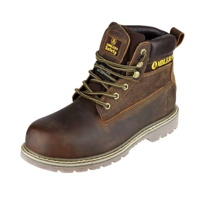 Amblers FS164 Welted Safety Boot – Brown 4 Amblers FS164 Welted Safety Boot – Brown - Image 4