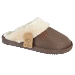 Jo & Joe Women's Wicklow Slippers - Dark Brown