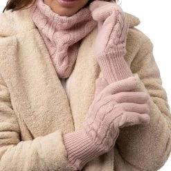 Heat Holders Women's Willow Thermal Gloves - Dusky Pink 7 Heat Holders Women's Willow Thermal Gloves - Dusky Pink -Fashion Lady willow glove dusky pink 1 1