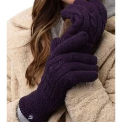 Heat Holders Women's Willow Thermal Gloves - Purple 7 Heat Holders Women's Willow Thermal Gloves - Purple -Fashion Lady willow glove purple 1