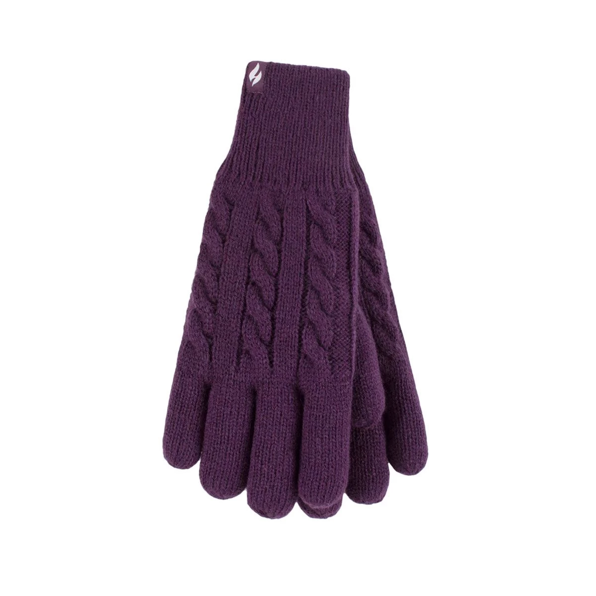 Heat Holders Women's Willow Thermal Gloves - Purple 2 Heat Holders Women's Willow Thermal Gloves - Purple - Image 2